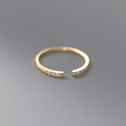 Sophie Cubic Ring | Gold Cubic Ring | Young's Jewellery