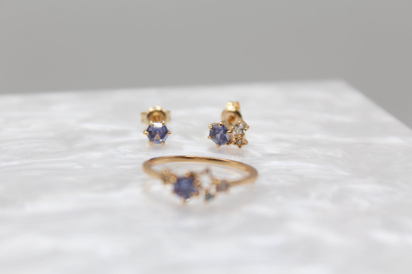 Starlight Tanzanite Earrings | Tanzanite Earrings | Young's Jewellery