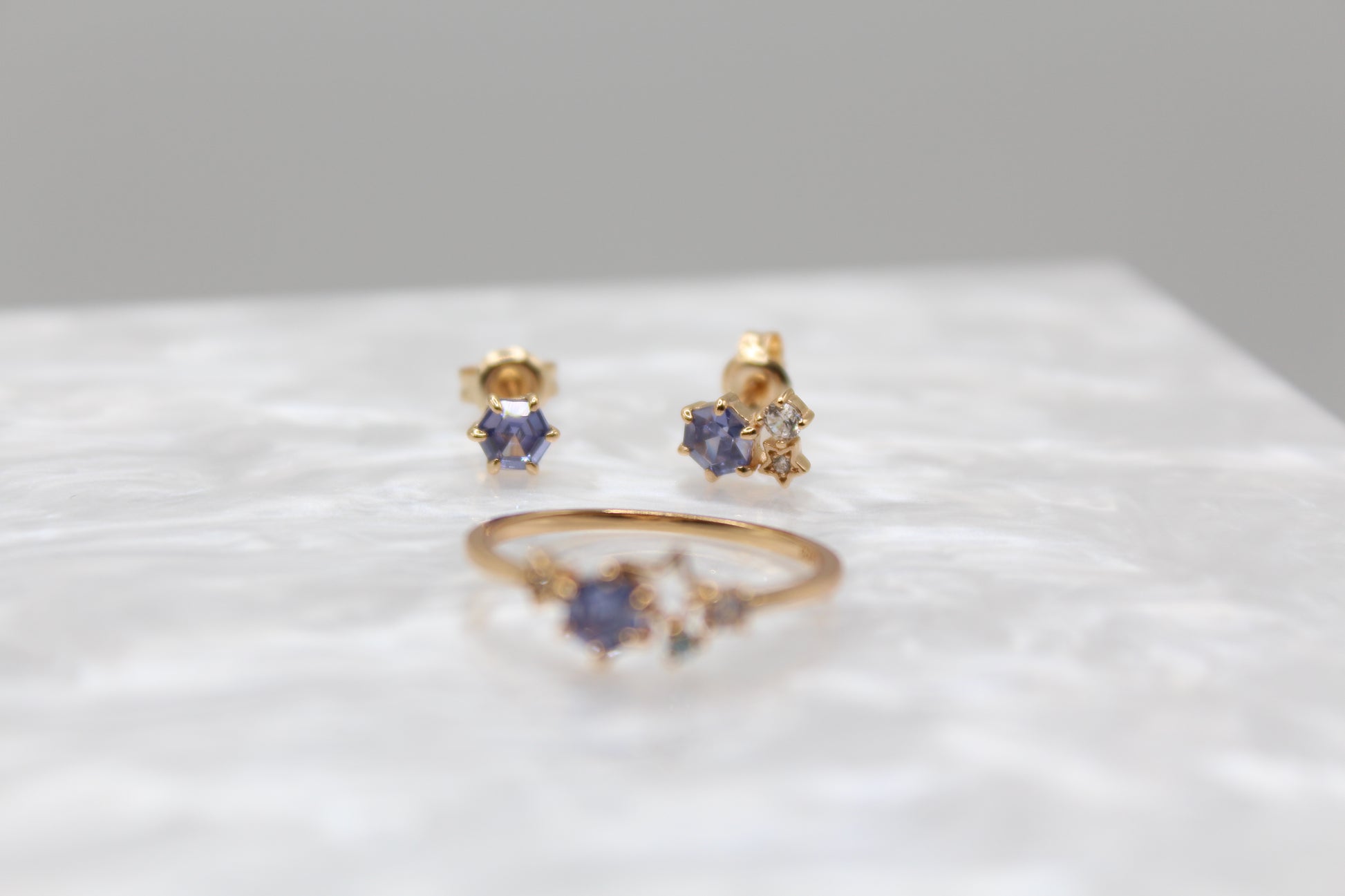 Starlight Tanzanite Earrings | Tanzanite Earrings | Young's Jewellery