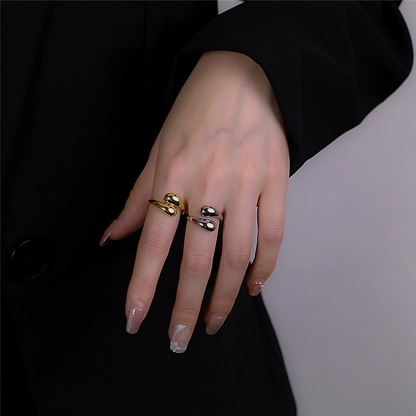 Silver Nora Ring | Nora Loop Ring | Young's Jewellery