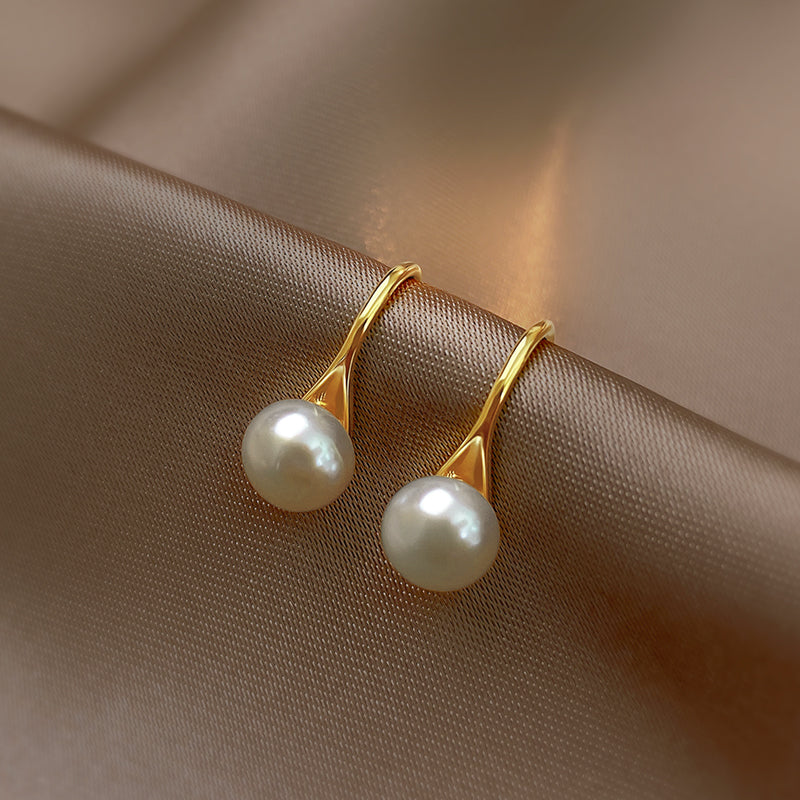 Karla Pearl Earrings in Gold - Young's Jewellery