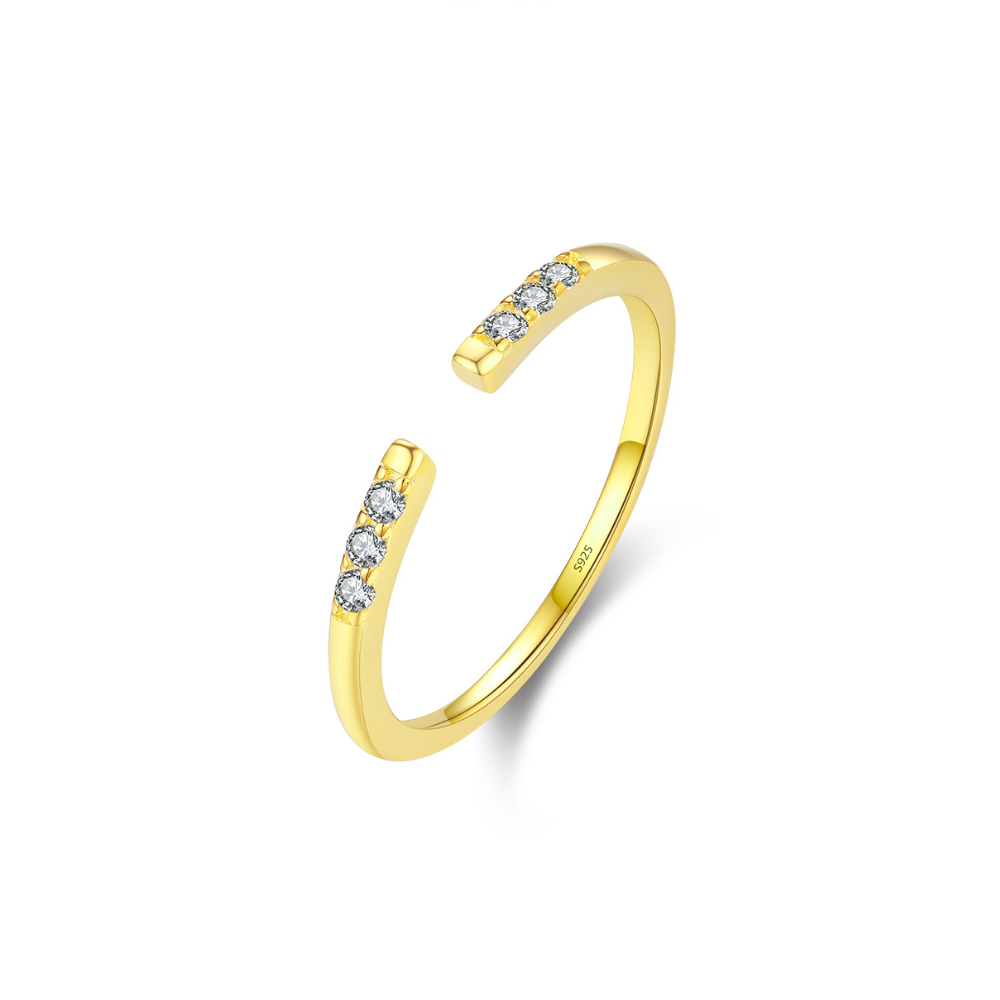 Sophie Cubic Ring | Gold Cubic Ring | Young's Jewellery