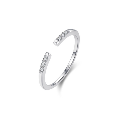 Silver Cubic Ring | Sophie Cubic Ring | Young's Jewellery