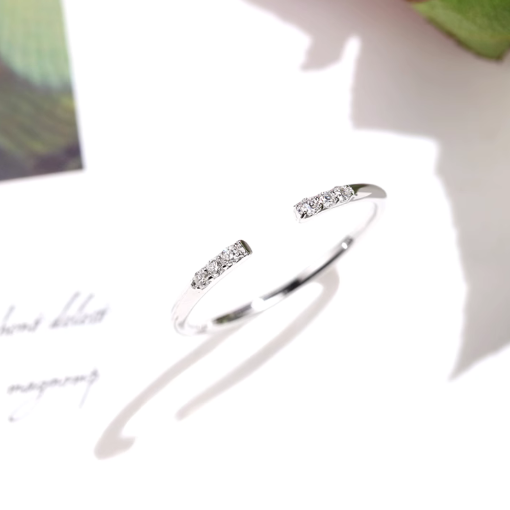 Silver Cubic Ring | Sophie Cubic Ring | Young's Jewellery