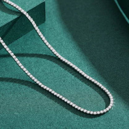 Cubic Zirconia Necklace | Athena Tennis Necklace | Young's Jewellery