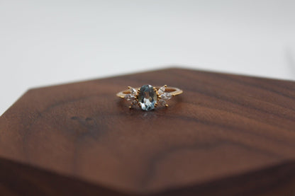 Cielo Labradorite Ring | Cielo Topaz Ring | Young's Jewellery