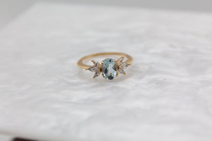 Cielo Labradorite Ring | Cielo Topaz Ring | Young's Jewellery