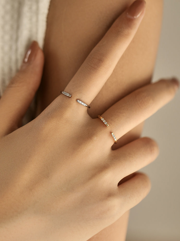 Sophie Cubic Ring | Gold Cubic Ring | Young's Jewellery