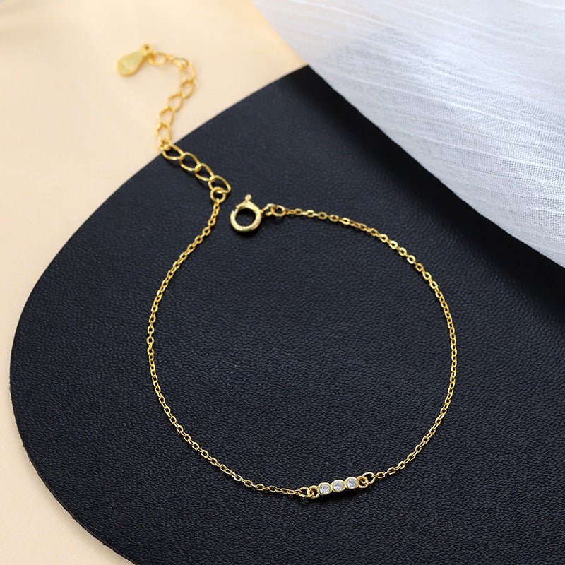 Hailey Cubic Bracelet | Gold Cubic Bracelet | Young's Jewellery