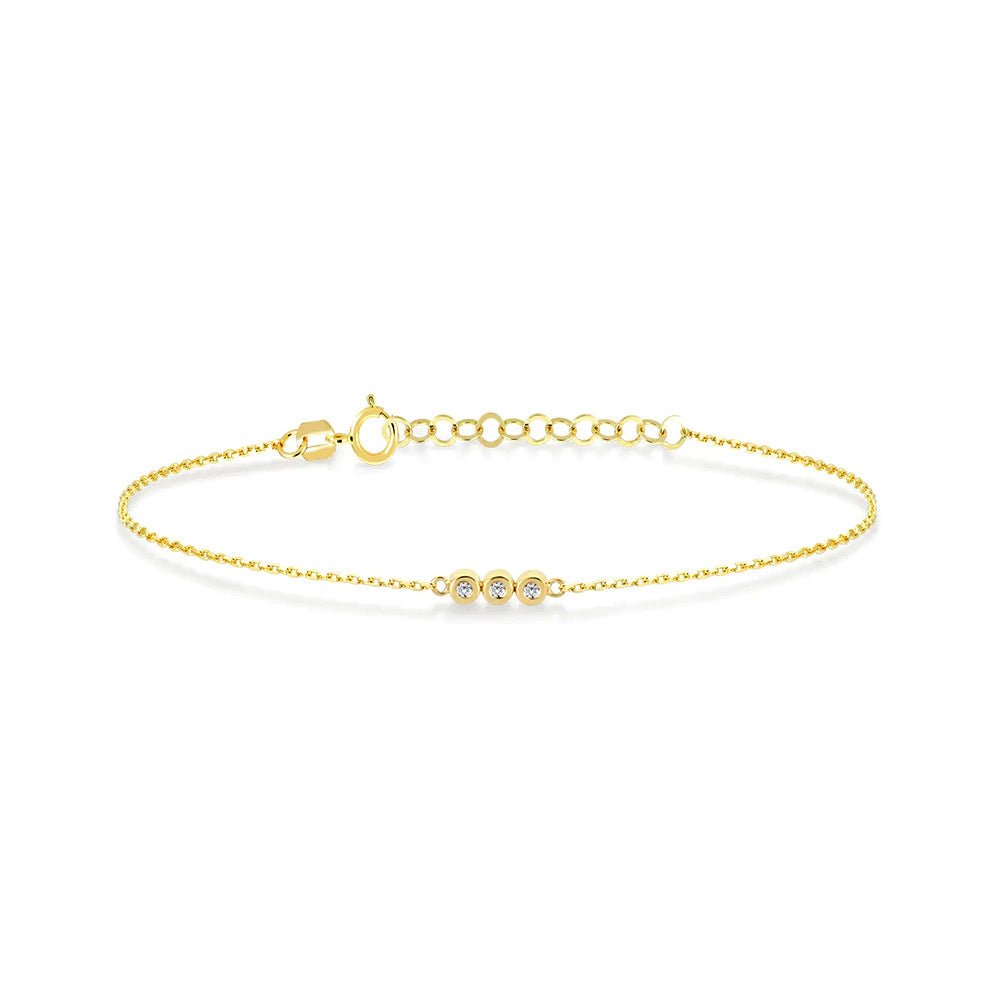 Hailey Cubic Bracelet | Gold Cubic Bracelet | Young's Jewellery