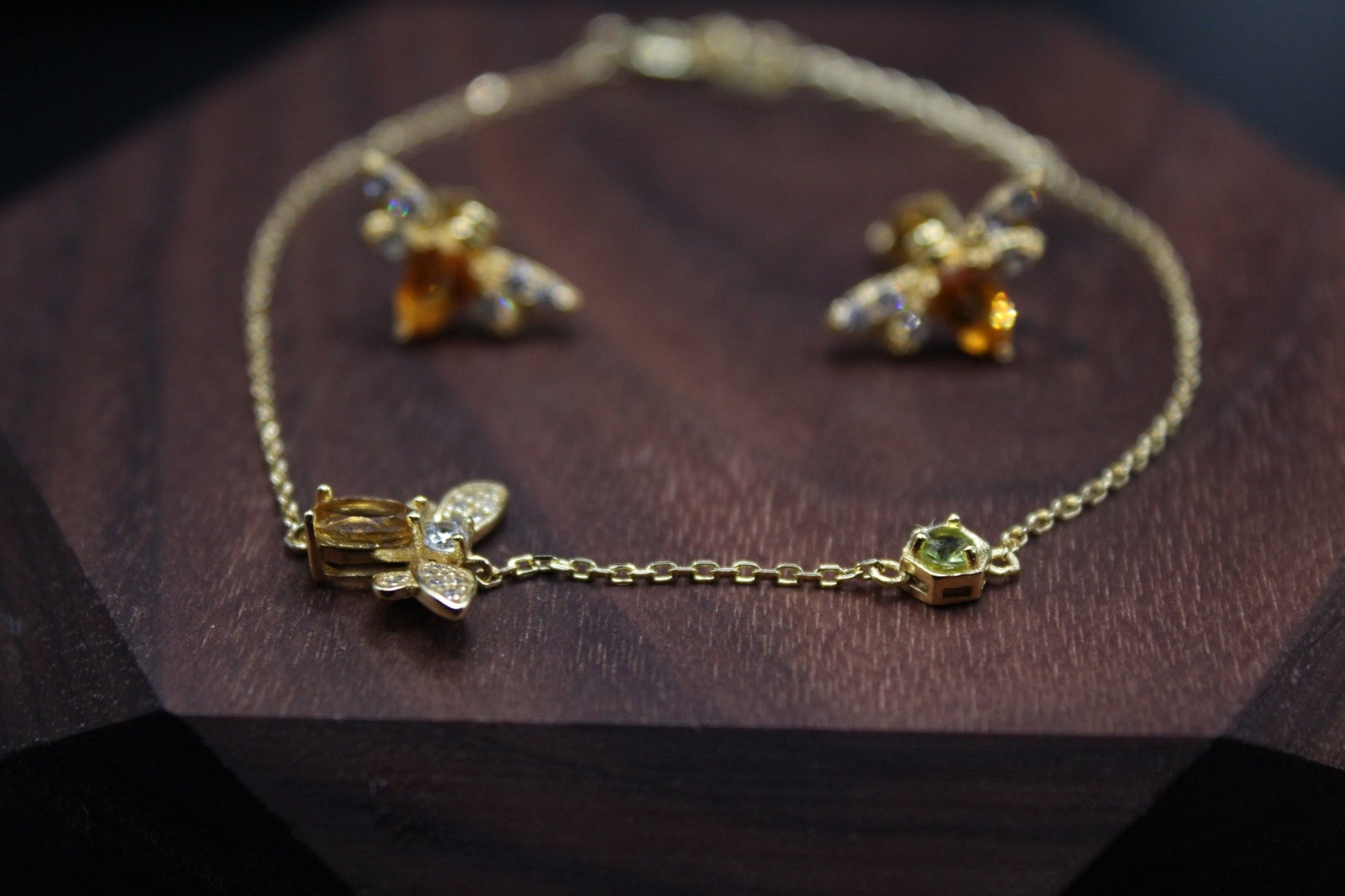 Jude Citrine Necklace | Gold Citrine Necklace | Young's Jewellery