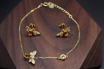 Jude Citrine Necklace | Gold Citrine Necklace | Young's Jewellery