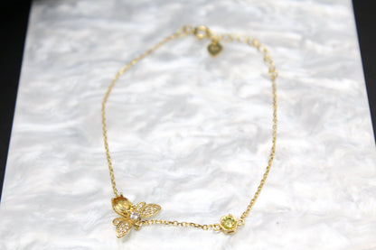 Jude Citrine Necklace | Gold Citrine Necklace | Young's Jewellery