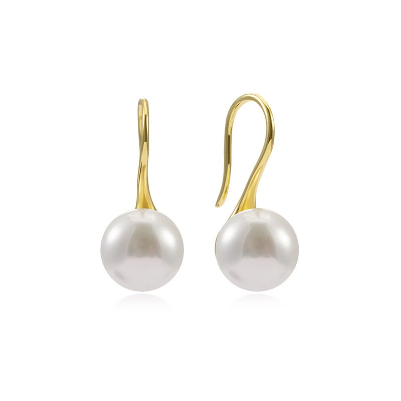 Gold Pearl Earrings | Karla Pearl Earrings | Young's Jewellery