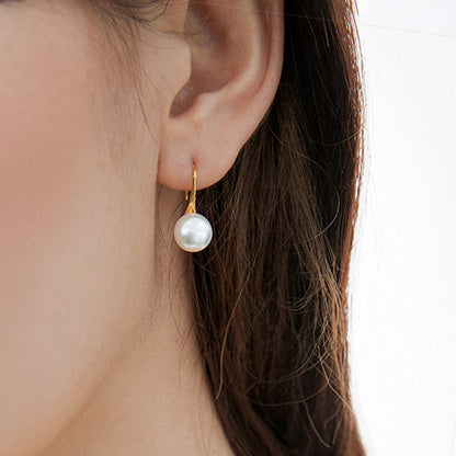 Gold Pearl Earrings | Karla Pearl Earrings | Young's Jewellery