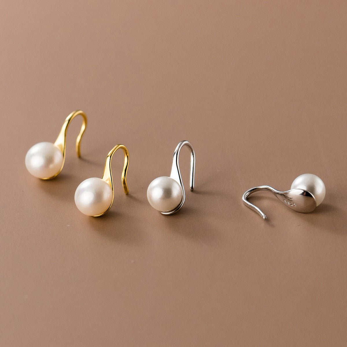 Gold Pearl Earrings | Karla Pearl Earrings | Young's Jewellery