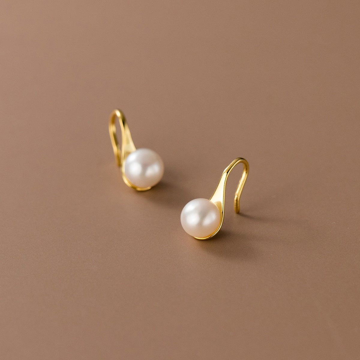 Gold Pearl Earrings | Karla Pearl Earrings | Young's Jewellery