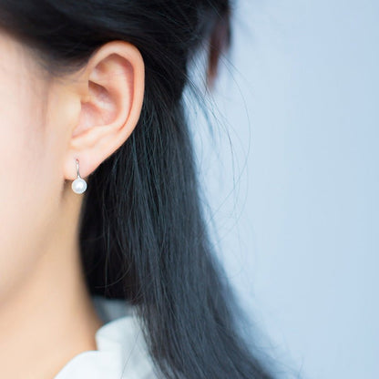 Karla Pearl Earrings | Silver Karla Earrings | Young's Jewellery