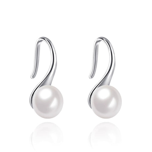 Karla Pearl Earrings | Silver Karla Earrings | Young's Jewellery