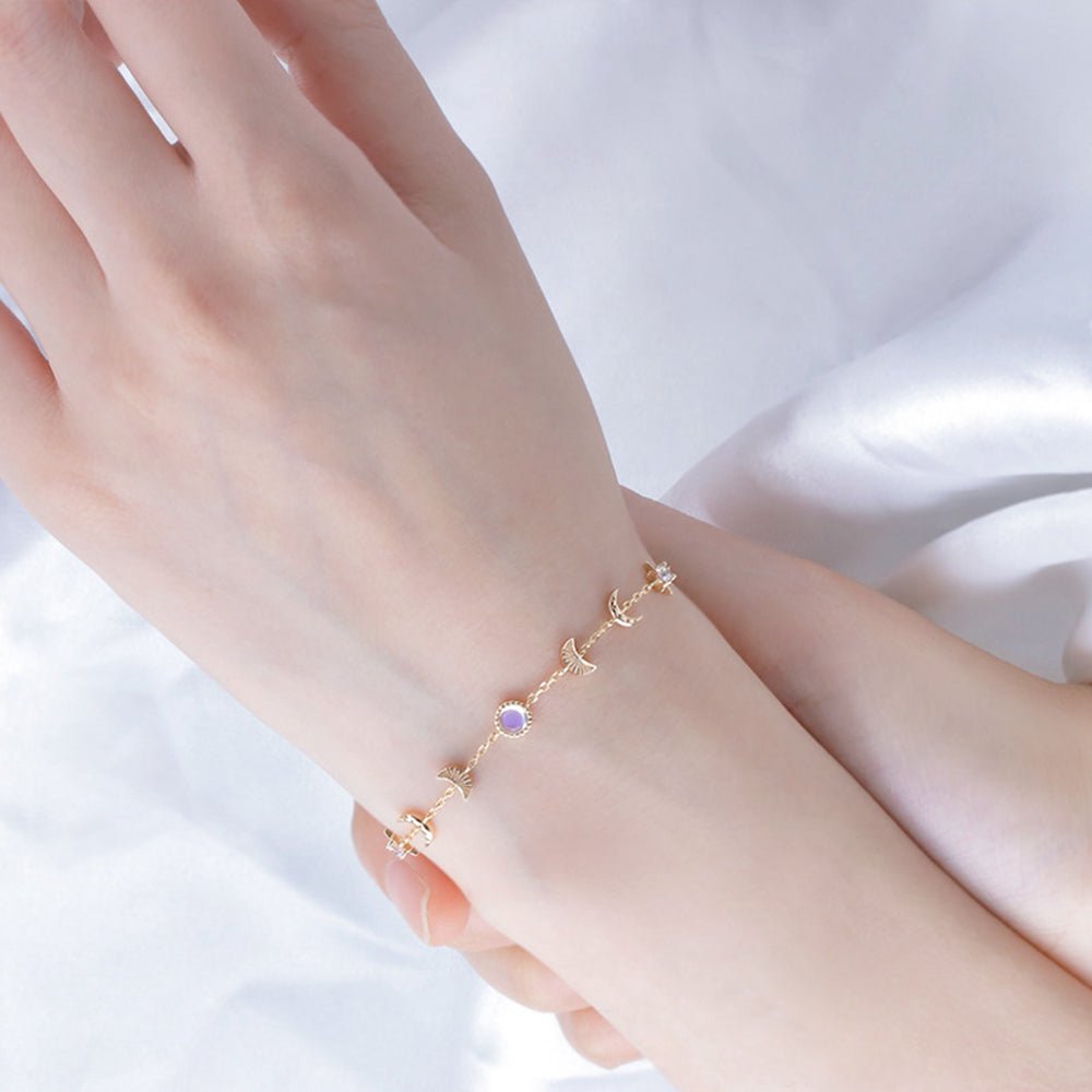 Leia Moonstone Bracelet | Gold Moonstone Bracelet | Young's Jewellery