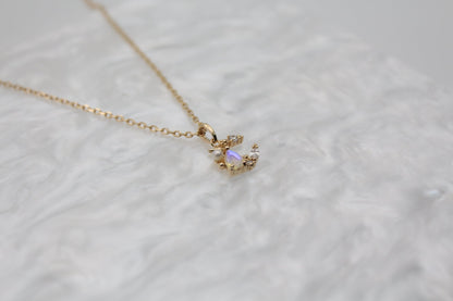 Luna Pendant Necklace | Quartz Pendant Necklace | Young's Jewellery