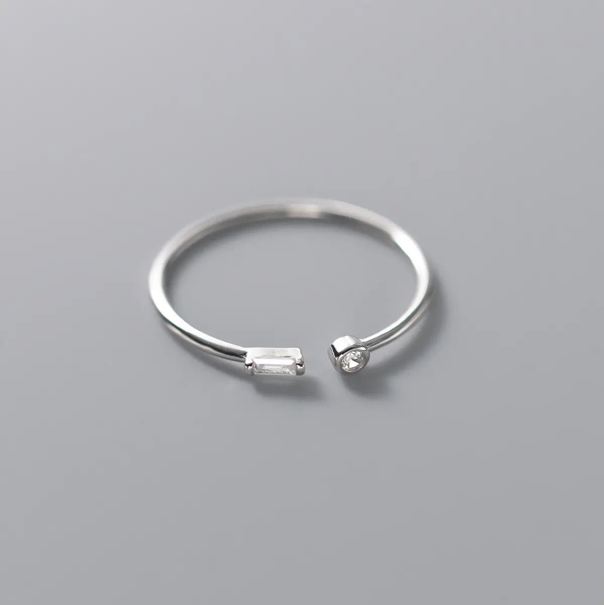 Silver Cubic Ring | Mia Cubic Ring | Young's Jewellery