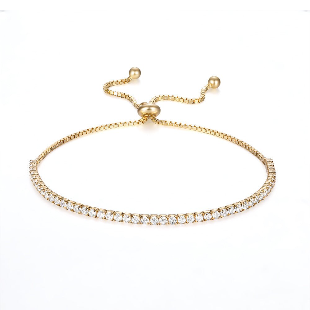 Olivia Tennis Bracelet | Gold Tennis Bracelet | Young's Jewellery